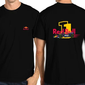 Camiseta Red Bull Racing Fórmula 1 | Camiseta F1 S–XL | Negro Blanco Azul - Imagen 1 de 24
