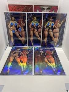 JINKIES #2 Spank Daphne Chained Signed By Brian Miroglio Black Ops PH2 Foil Set - Picture 1 of 18
