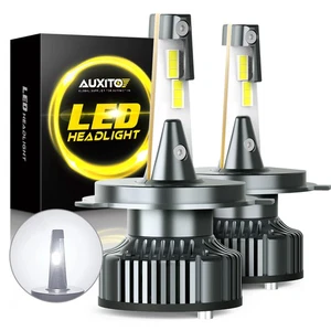 H4 9003 LED Headlight Bulbs Kit High Low Beam 40000LM Super Bright White CANbus - Picture 1 of 16