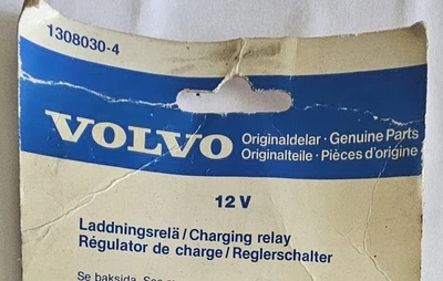 Volvo 1308030.  NOS.   Relé de carga 12V.   Foto 1 de 3