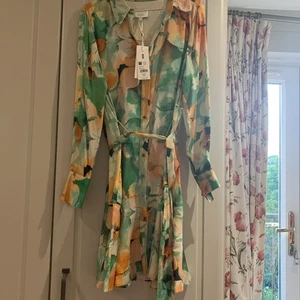 Hobbs Limited Edition Shirt Dress Sz 14 BMWT Pockets Belted Silky - Picture 1 of 17