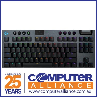 Logitech G915 X LIGHTSPEED TKL Low-Profile Wireless Gaming Keyboard Black - image 1 of 2