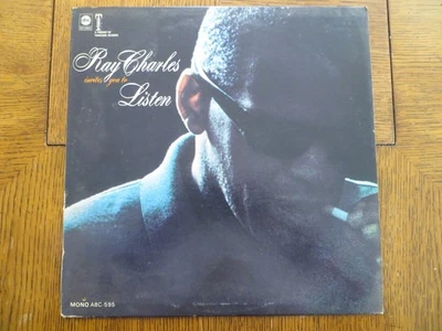 Ray Charles – Invites You To Listen - 1967 - ABC Records ABC-595 Vinyl LP G+/VG - Image 1 of 4
