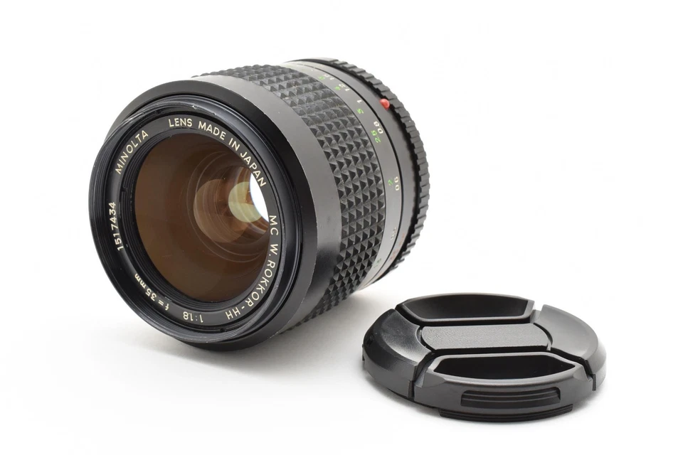 [¡COMO NUEVO NO US DUTies! ] Lente gran angular MINOLTA MC W.ROKKOR HH 35mm f1.8 - Imagen 1 de 4