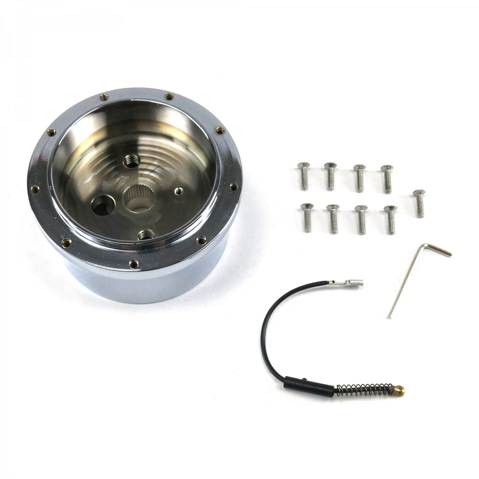 Adaptador de buje de volante de 9 orificios a 3/4"-36 columna GM Buick Caddy Olds V8 Foto 1 de 3