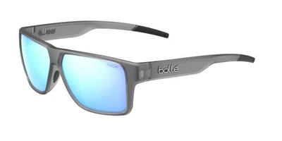 Bolle Sunglasses Temper BS042003 Men's Grey Frost/Sky Blue Polarised - Image 1 of 4