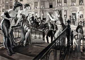 Impresión fotográfica vintage pin up art de 13 x 19 - Imagen 1 de 1