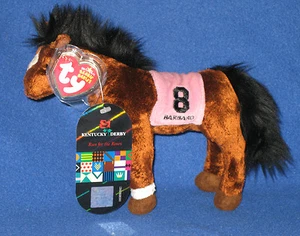 TY BARBARO the HORSE BEANIE BABY - KENTUCKY DERBY EXCLUSIVE w/extra TAG - Picture 1 of 1