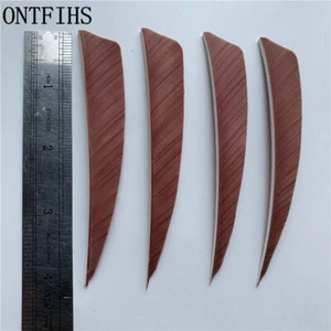 36Pcs 4Inch Shield Fletches Feather Fletching RW - Picture 1 of 21