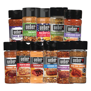 Weber Variety Seasonings | Gluten Kosher & MSG Free | Mix & Match 15+ Flavors