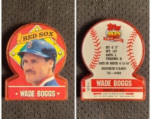 WADE BOGGS 1991 Topps Superstar Stand-Ups ~ (with candy)