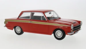 Modellauto MCG Ford Lotus Cortina MK I rot/gold 1966 18434 1:18 Neu in der OVP - Bild 1 von 4