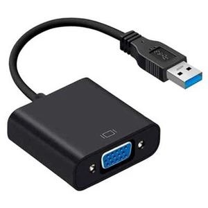 Cable Convertitore USB 3.0 a VGA Risoluzione 1080p Adapter per Laptop Proiettore - Bild 1 von 8