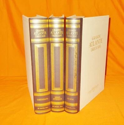 GRANDE ATLANTE TRECCANI CARTOGRAFIA INDICI APPENDICE CD ROM in astuccio 2002-03 - Immagine 1 di 4