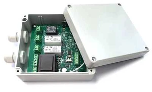 Funk Empfänger 433MHz Keeloq universal Steuerung Garage Tor 2 Kanal 230V / 16A - Afbeelding 1 van 3