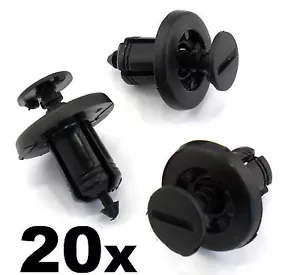 20x Pinzas de moldura de plástico Renault - Parachoques, protectores de motor, bandejas, molduras y revestimientos - Imagen 1 de 1