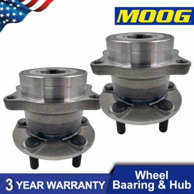 MOOG For Toyota 86 Subaru Impreza WRX Forester Rear Wheel Bearing & Hub Pair - Image 1 of 4