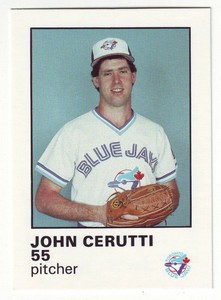 1987 Toronto Blue Jays Fire Safety JOHN CERUTTI - Free Shipping!