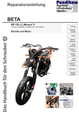 Reparaturanleitung RIS Beta RR 125 LC Motard, 4T, Antrieb und Motor - Bild 1 von 4