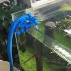 Fish Tank Water Change Fixing Clamp Aquarium Filtration Hose Bracket (Blue)