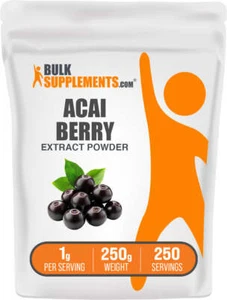 BulkSupplements Acai Berry Extract Powder - 1000mg Per Serving - Picture 1 of 12