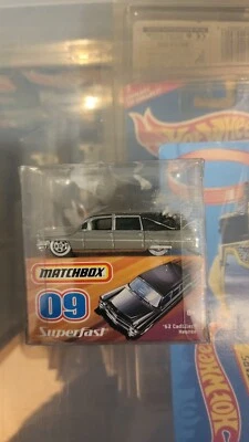 VHTF 2007 Matchbox Superfast 09 '63 Cadillac Hearse Silver & Black  MISB - Image 1 of 4