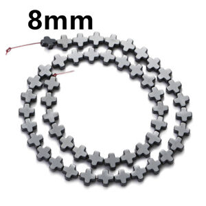 Hematite Stone Beads Star Geometric Column Heart Loose Beads For Jewelry Making