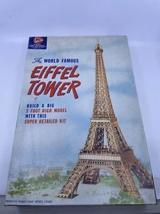 Pyro Eiffel Tower Model Kit. 3 Foot High Vintage Rare R10 - Picture 1 of 15