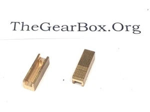 Bronze Fork Pads Inserts Set,  T5, T-5 Transmission Camaro, Mustang - Foto 1 di 1