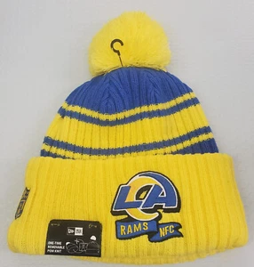 Los Angeles Rams New Era Yellow Sideline Stocking Cap - NFL - Picture 1 of 2