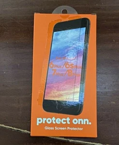 Protect onn Glass Screen Protector for Apple iPhone 6 6s 7 8 Plus Models Only - Picture 1 of 2
