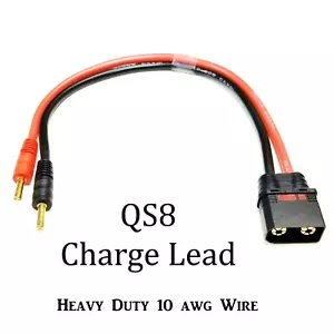 RCP-QS8 CHARGE LEAD / CHARGER CABLE LEAD Heavy Duty 10 awg - Picture 1 of 19