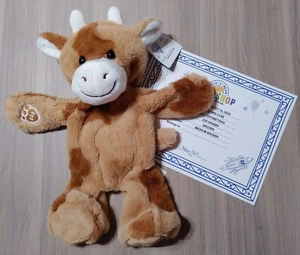 Build A Bear *Nuevo con etiquetas* Peluche Primavera Marrón Vaca y Certificado, SIN RELLENO - Imagen 1 de 3