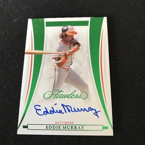 2023 Flawless Eddie Murray Emerald Distinguished Autograph Auto #3/5 Orioles - Picture 1 of 2