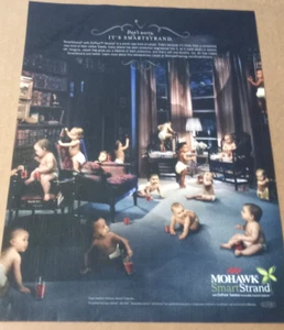 2010 print ad page -Mohawk carpet carpeting Cute diaper babies Floor Advertising - Picture 1 of 2