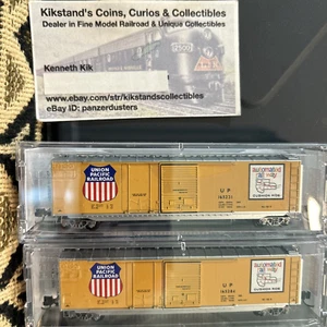 Micro-Trains Set of 2 Union Pacific - UP Map 50' Box - Rd# 165231 165284 - New! - Picture 1 of 3