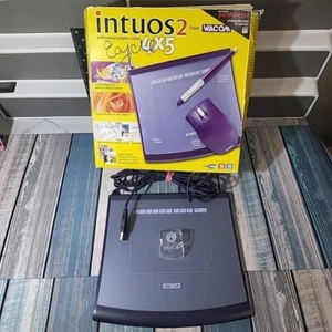 Wacom Intuos 2: 4 x 5 USB Graphics Tablet (XD-0405-U), Pen Stand & Orig Box ONLY - Picture 1 of 15