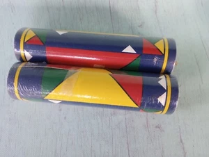 LOT OF 2 Cambridge Studios Vtg Wallpaper Border Rolls 5x7 Geometric Kids Room - Picture 1 of 5