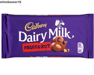 Cadbury Dairy Milk Fruit & Nut Chocolate Bar, 200 g | UK Free And Fast Dispatch - Picture 1 of 3