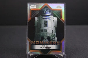 2023 Topps Chrome Star Wars R2-D2 "ARTOO" MONIKERS #M-10 - Picture 1 of 1