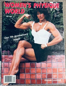 BODY BUILDING WOMEN'S PHYSIQUE WORLD MAGAZINE FALL 1991 RHONDA LUNDSTEDT - Picture 1 of 2