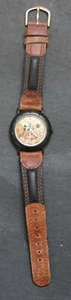 Vintage Mickey Mouse Fishing Disney Time Works Wristwatch - Preowned - Picture 1 of 3