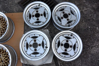 JDM 13 英寸 TOYO 高超音速车轮轮辋 复古赛车 KYUSHA 适合 datsun oldschool — 第 1/4 张图片