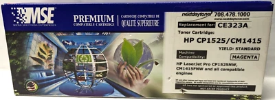 CE323A Compatible with HP 128A Magenta Toner LaserJet Pro CM1415FN MFP CP1525N - Image 1 of 2