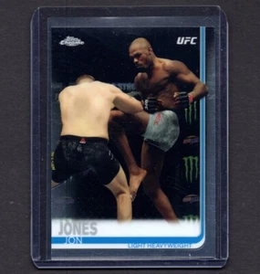 JON JONES 2019 Topps UFC Ultimate Fighting Championships Silver Card #1 PSA - Picture 1 of 2