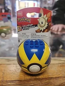 MEGA Construx - Pokemon Pokeball Set S13 - LILLIPUP in Poke Ball (28 Pieces) - Picture 1 of 2
