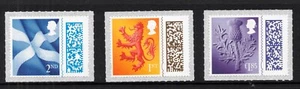 Escocia. 2022. Juego de 3 valores de código de barras. Excelente desmontado como nuevo. ¡CORREO GRATUITO! - Imagen 1 de 1