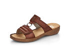 Rieker Women's 62886-25 Leather Brown Spring/Summer Adjustable Sandals