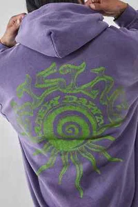 Urban Outfitters Purple Rising Dawn Hoodie Size M - Picture 1 of 4