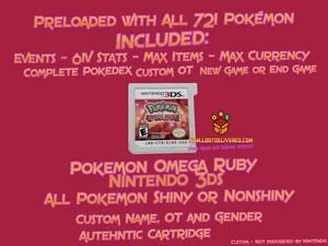 Pokemon Omega Ruby Nintendo 3ds auténtico y probado - Imagen 1 de 11